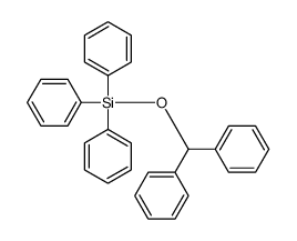 benzhydryloxy(triphenyl)silane Structure