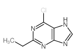 1H-Purine, 6-chloro-2-ethyl- structure