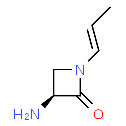 2-Azetidinone,3-amino-1-(1-propenyl)-,(3S)-(9CI) picture