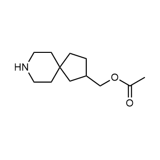 8-氮杂螺[4.5]癸烷-2-基甲基乙酸酯结构式
