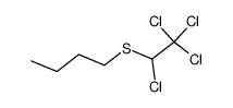 1-(1,2,2,2-tetrachloro-ethylsulfanyl)-butane Structure