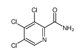 3,4,5-trichloropyridine-2-carboxamide Structure