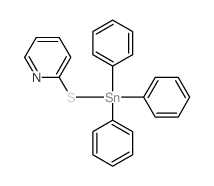 pyridine-2-thiolate; triphenyltin Structure