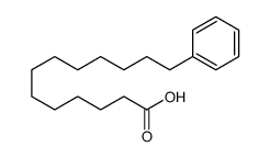 13-phenyltridecanoic acid结构式