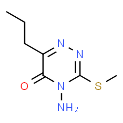 1,2,4-Triazin-5(4H)-one, 4-amino-3-(methylthio)-6-propyl- picture