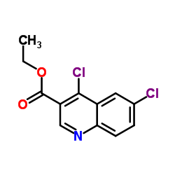 ETHYL 4,6-DICHLORO-3-QUINOLINECARBOXYLATE Structure