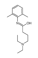 N-(2,6-Dimethylphenyl)-4-(diethylamino)butanamide Structure