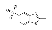 2-methyl-benzothiazole-5-sulfonyl chloride结构式