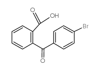 2-(4-溴苯甲酰基)苯甲酸结构式