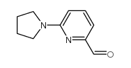 6-(吡咯烷-1-基)吡啶-2-甲醛结构式