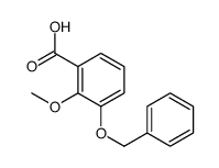 3-(benzyloxy)-2-methoxybenzoic acid结构式