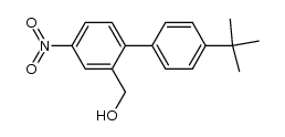 2-(4-tert-Butylphenyl)-5-nitrobenzyl alcohol结构式