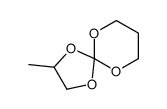 3-methyl-1,4,6,10-tetraoxaspiro[4.5]decane结构式