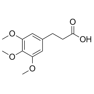 3-(3,4,5-Trimethoxyphenyl)propanoic acid Structure