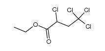 2,4,4,4-tetrachlorbuttersaure-aethylester结构式