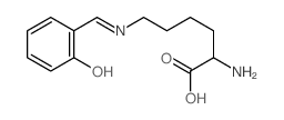 L-Lysine,N6-[(2-hydroxyphenyl)methylene]- structure