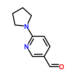 6-(1-吡咯烷)烟酰甲醛结构式