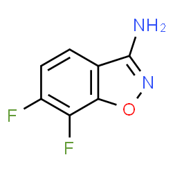 1,2-Benzisoxazol-3-amine,6,7-difluoro-(9CI) Structure