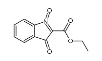 3-oxo-1-oxy-3H-indole-2-carboxylic acid ethyl ester Structure