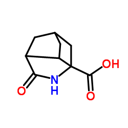 3,5-Methanocyclopenta[b]pyrrole-6a(1H)-carboxylicacid,hexahydro-2-oxo-(9CI) Structure