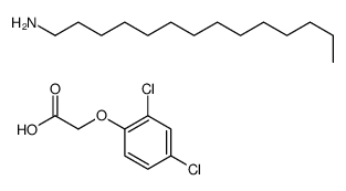 tetradecylammonium (o,p-dichlorophenoxy)acetate结构式