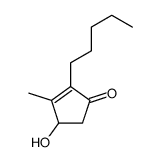 4-hydroxy-3-methyl-2-pentylcyclopent-2-en-1-one Structure