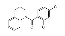 1-(2,4-dichlorobenzoyl)-1,2,3,4-tetrahydroquinoline structure