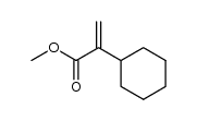 2-cyclohexylacrylic acid methyl ester Structure