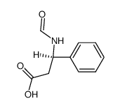 L-3-(N-formylamino)-3-phenylpropionic acid结构式
