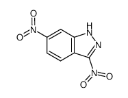 3,6-Dinitro-1H-indazole结构式