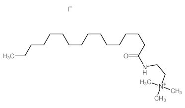 2-(hexadecanoylamino)ethyl-trimethyl-azanium Structure