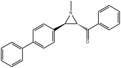 rel-Phenyl[(2S*)-3β*-(1,1'-biphenyl-4-yl)-1-methylaziridine-2α*-yl] ketone picture