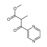 Methyl 2-Methyl-3-oxo-3-(pyrazin-2-yl)propanoate结构式