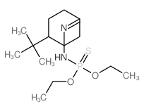 1-(diethoxyphosphinothioylhydrazinylidene)-4-tert-butyl-cyclohexane Structure