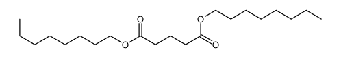 dioctyl pentanedioate Structure