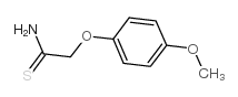 2-(4-methoxyphenoxy)ethanethioamide picture