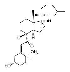 (3S,5Z,10Ξ)-3,10-dihydroxy-9,10-seco-cholest-5-en-7-one Structure