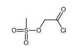 (2-chloro-2-oxoethyl) methanesulfonate Structure