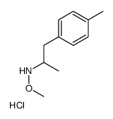 N-methoxy-1-(4-methylphenyl)propan-2-amine,hydrochloride结构式