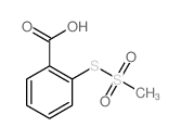 2-methylsulfonylsulfanylbenzoic acid structure