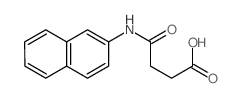 4-(2-naphthylamino)-4-oxobutanoic acid structure