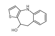 9,10-dihydro-4H-benzo[b]thieno[2,3-f]azepin-10-ol结构式