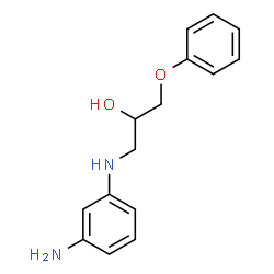 1-[(3-aminophenyl)amino]-3-phenoxypropan-2-ol Structure
