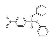 1-diphenoxyphosphoryl-4-nitrobenzene Structure