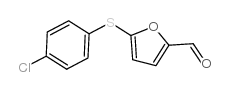 5-[(4-CHLOROPHENYL)SULFANYL]-2-FURALDEHYDE structure