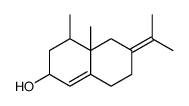 2,3,4,4a,5,6,7,8-octahydro-4,4a-dimethyl-6-(1-methylethylidene)-2-naphthol结构式