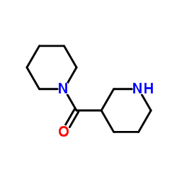 1-(哌啶-3-基羰基)哌啶盐酸盐结构式