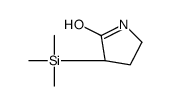 (3S)-3-(Trimethylsilyl)-2-pyrrolidinone Structure