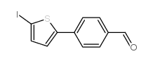 4-(5-Iodothiophen-2-yl)benzaldehyde Structure