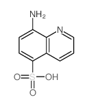 5-Quinolinesulfonicacid, 8-amino-结构式